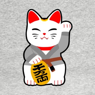 Jiu jitsu maneki neko bjj brown belt T-Shirt